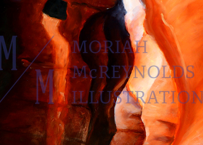 Antelope Canyon  Art | Moriah McReynolds Illustration