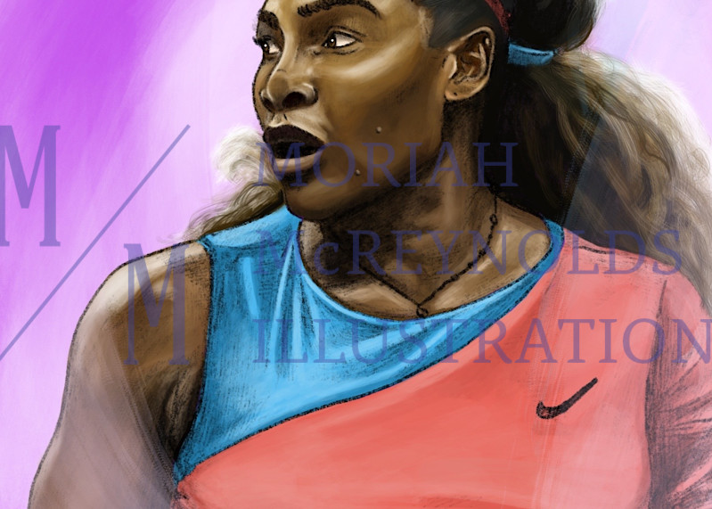 Serena Williams Art | Moriah McReynolds Illustration