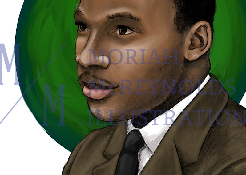 Martin Luther King Jr.  Art | Moriah McReynolds Illustration
