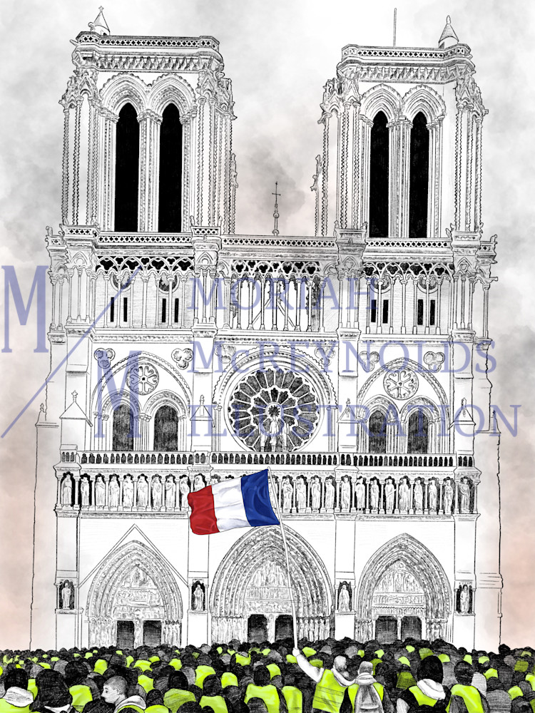 Notre Dame  Art | Moriah McReynolds Illustration