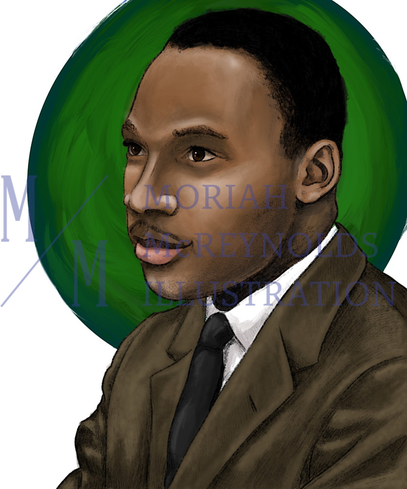 Martin Luther King Jr.  Art | Moriah McReynolds Illustration