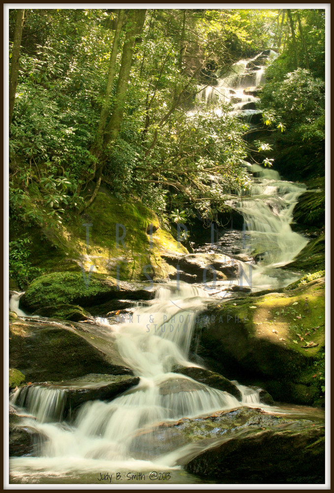 Roaring Fork Falls ~ The Base Of Mount Mitchell Photography Art | Triple Vision Studio
