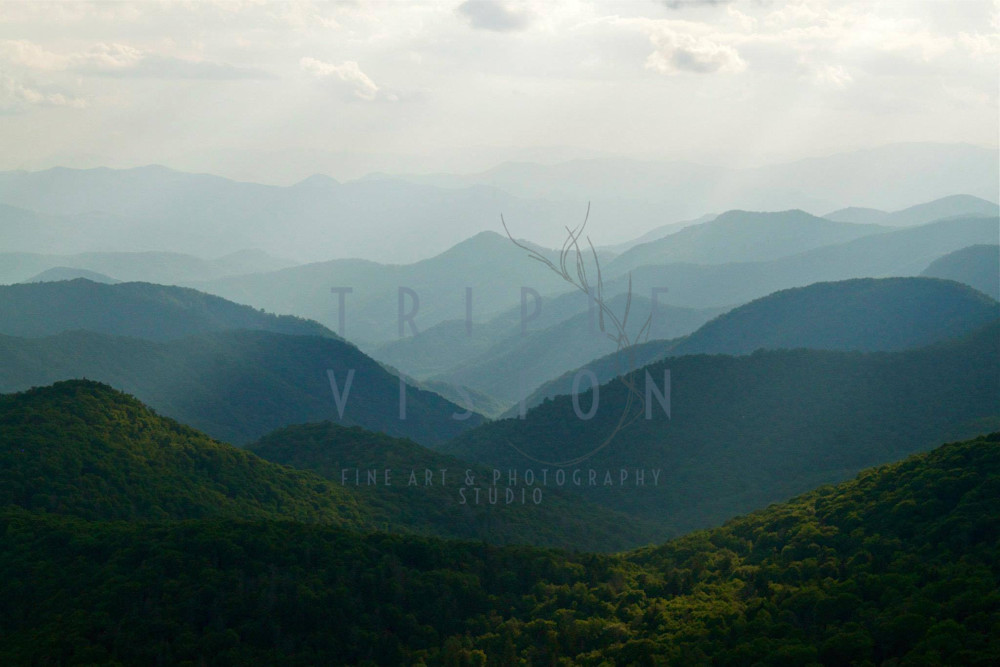 Blue Ridges On The Parkway Photography Art | Triple Vision Studio