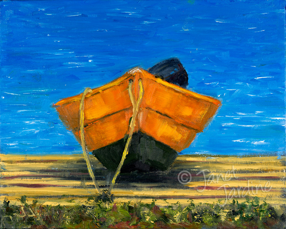 Dory - A classic Newfoundland fishing boat - prints from an original oil on  canvas painting by Burlington