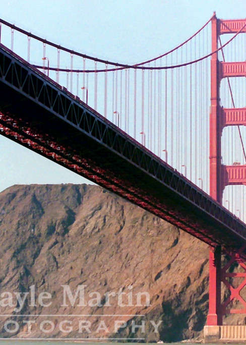 Underneath The Golden Gate Bridge Photography Art | gaylemartin