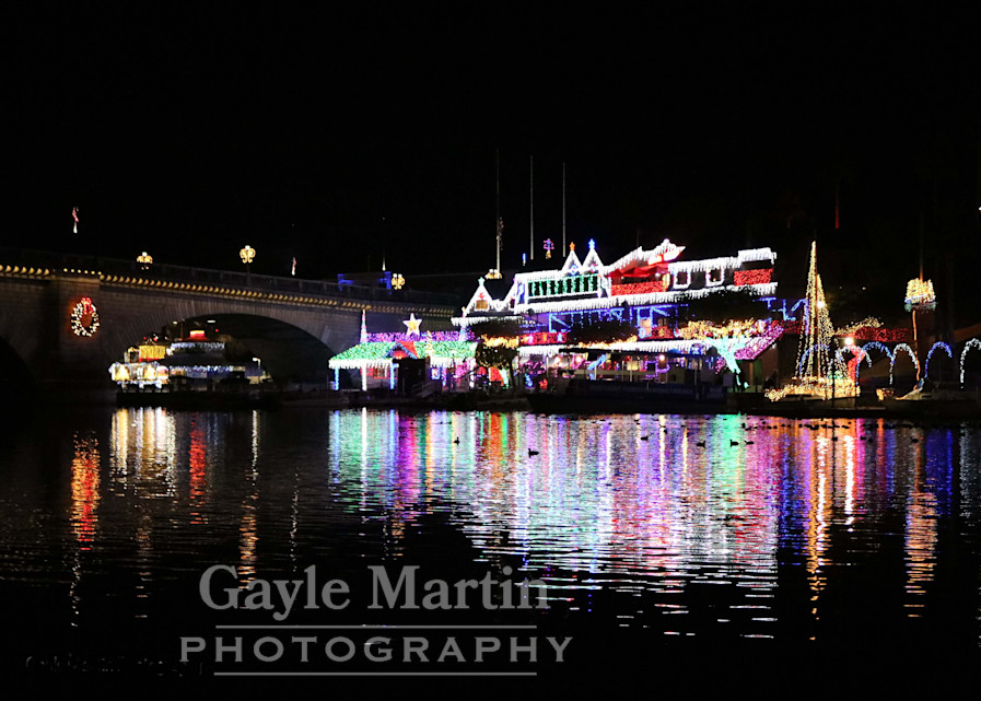 London Bridge Christmas Lights Photography Art | gaylemartin