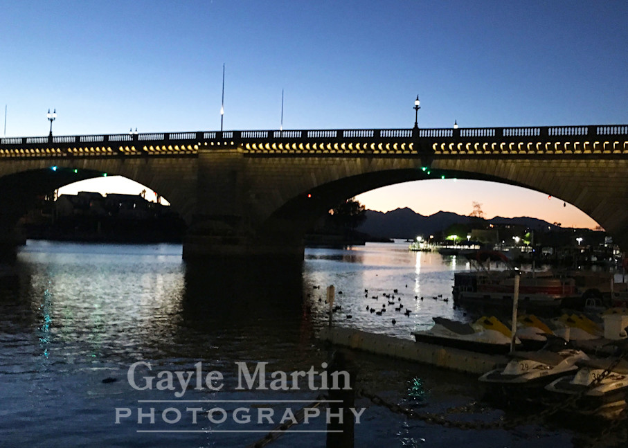 The London Bridge At Sundown Photography Art | gaylemartin