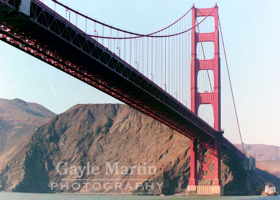 Underneath The Golden Gate Bridge Photography Art | gaylemartin
