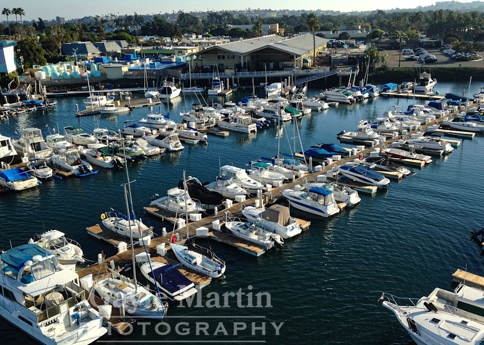 An Arial View Fo A San Diego Marina Photography Art | gaylemartin