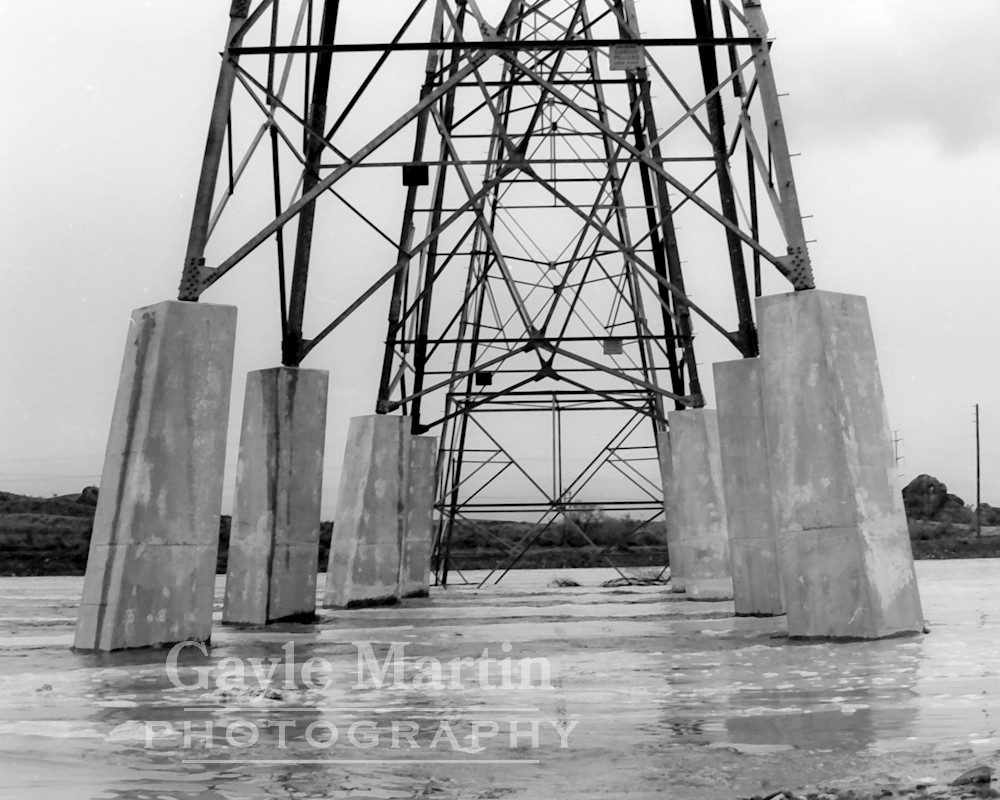 Electrical Powers During A River Flood Photography Art | gaylemartin