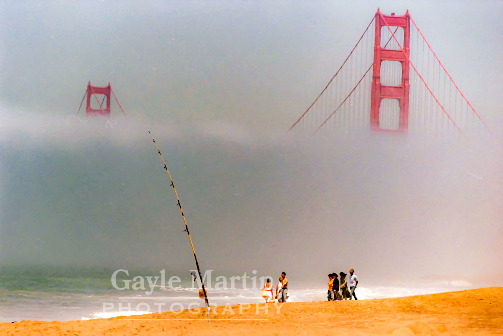 A Foggy Day At Baker Beach In San Francisso Photography Art | gaylemartin