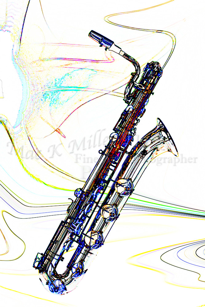 Baritone Saxophone Fine Art Print 3459 602