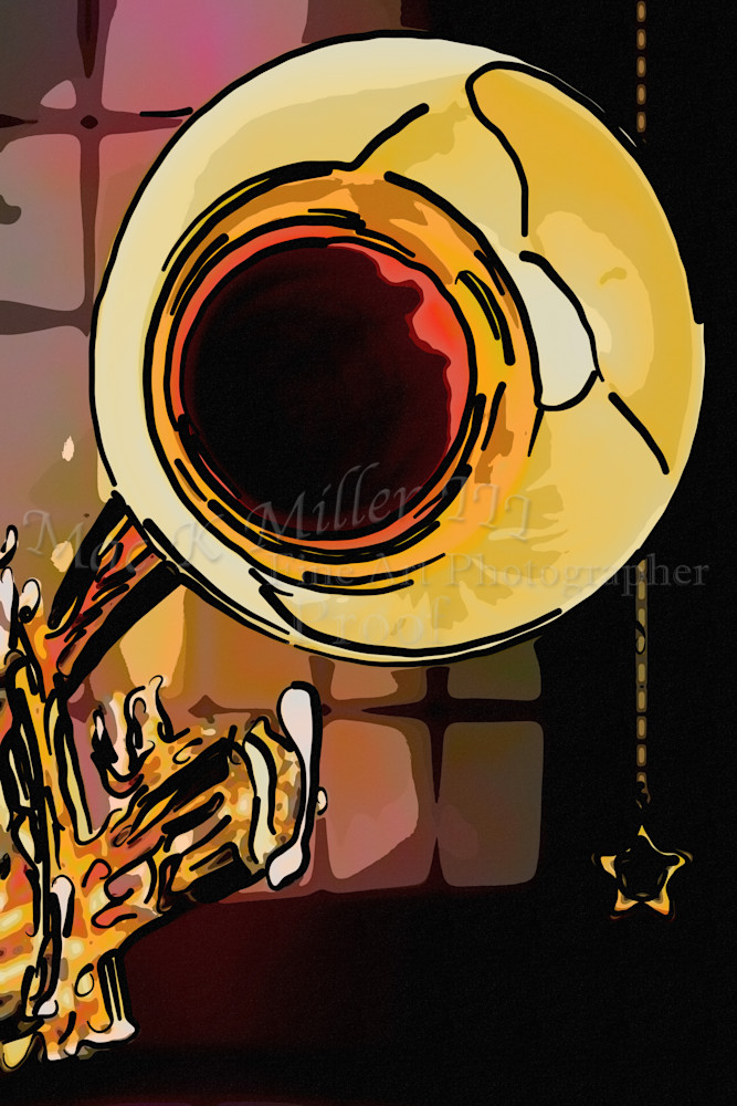 Jazz Trumpet Painting 2503 28