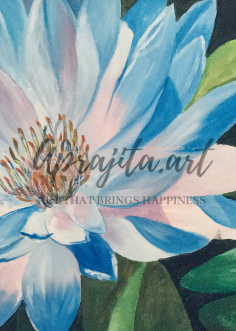 The Blue Lotus Art - Attractive Blue Lotus Art | Aprajita Art