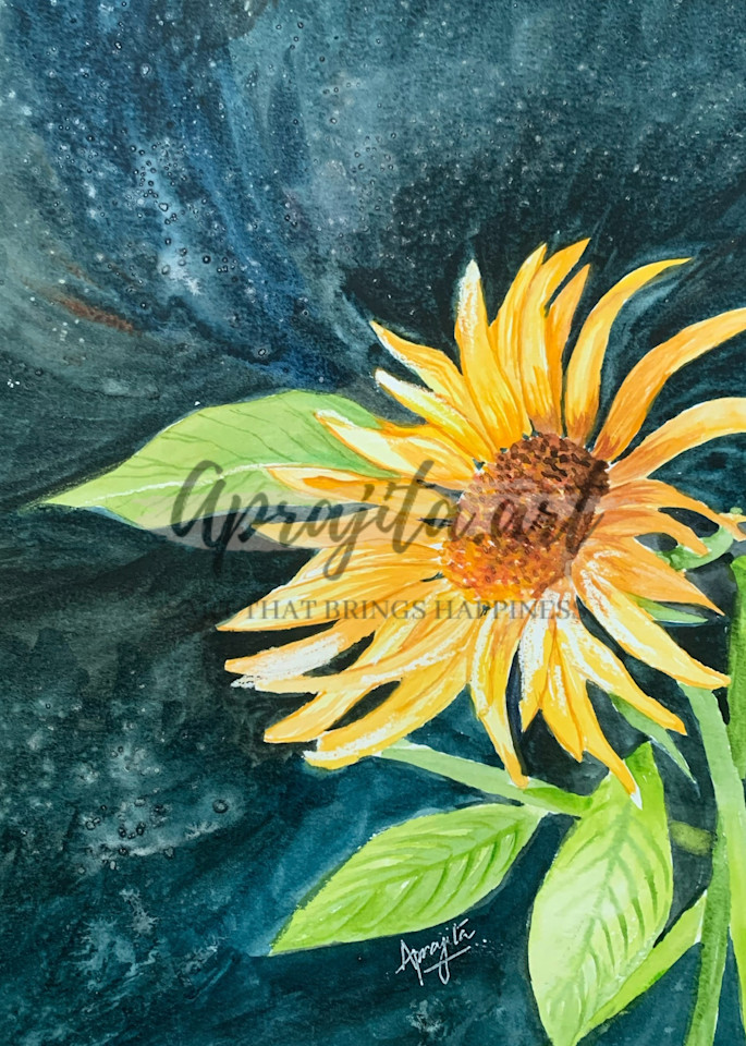"Sunflower" Art Print by Aprajita Lal