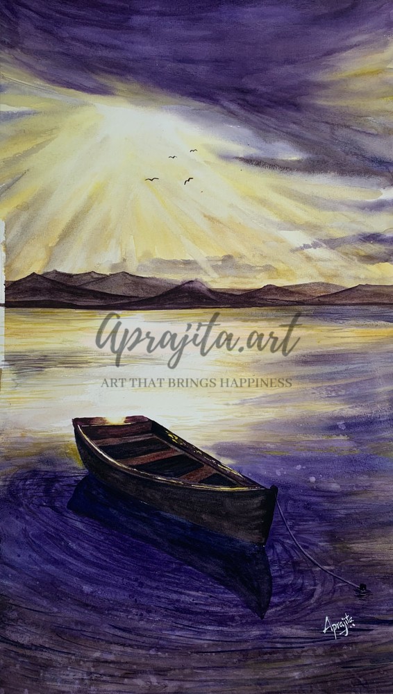 "See the light" in watercolors by Aprajita Lal