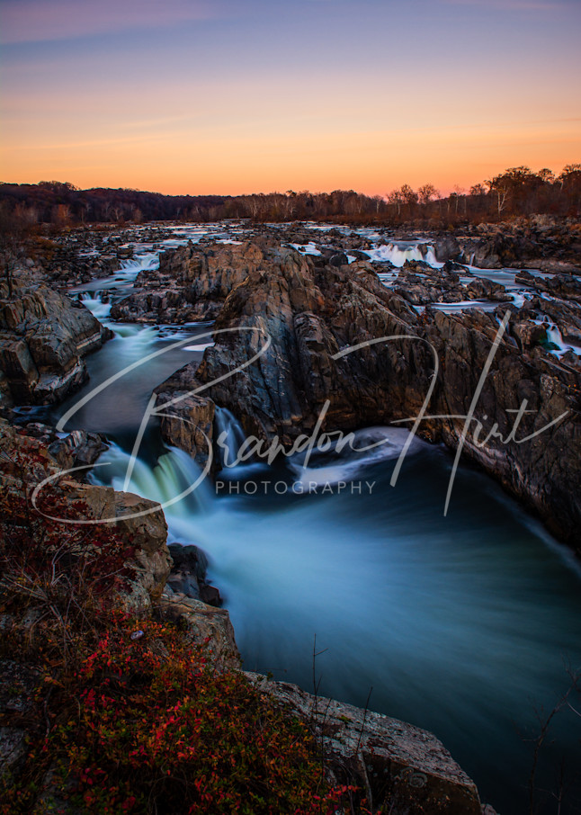 Great Falls Sunset Art | Brandon Hirt Photo