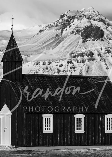 Black Church Of Iceland Art | Brandon Hirt Photo