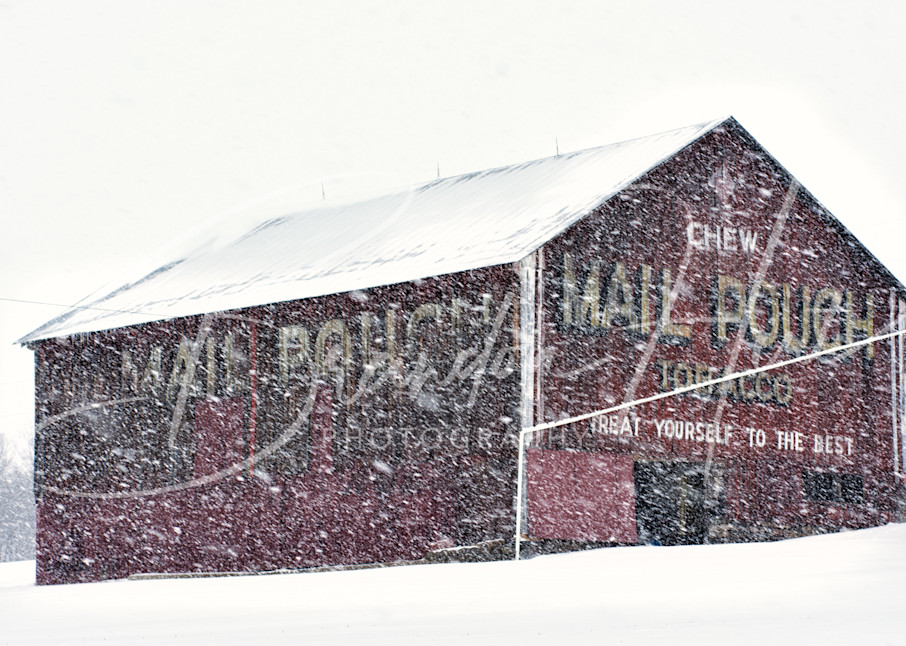 Mail Pouch Snow Art | Brandon Hirt Photo