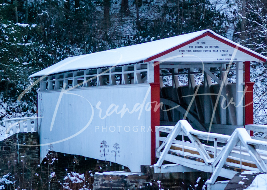 Jacksons Mill Covered Bridge Art | Brandon Hirt Photo
