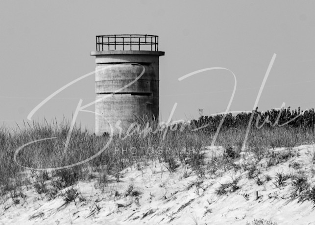 World War Ii Watch Tower Over The Dunes In Delaware Art | Brandon Hirt Photo