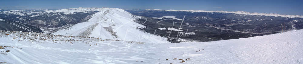 Peak 8 Pano Breck Art | Brandon Hirt Photo