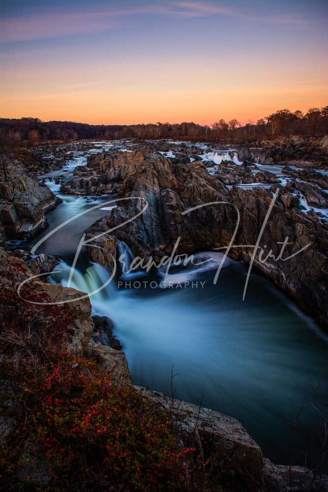 Great Falls Sunset Art | Brandon Hirt Photo