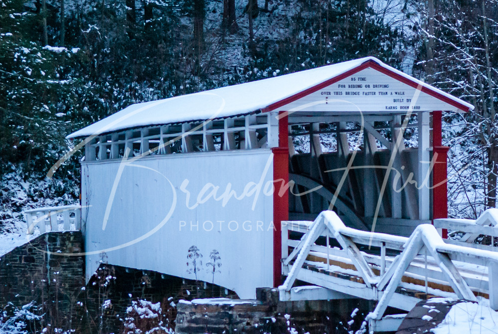Jacksons Mill Covered Bridge Art | Brandon Hirt Photo