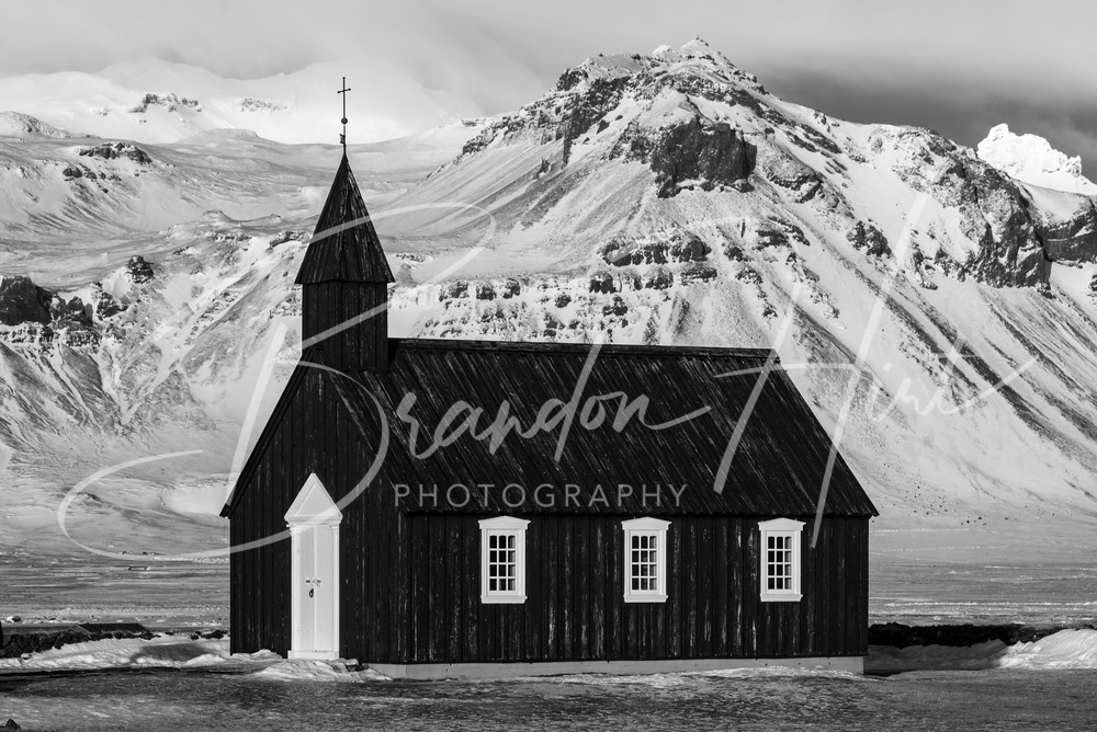 Black Church Of Iceland Art | Brandon Hirt Photo