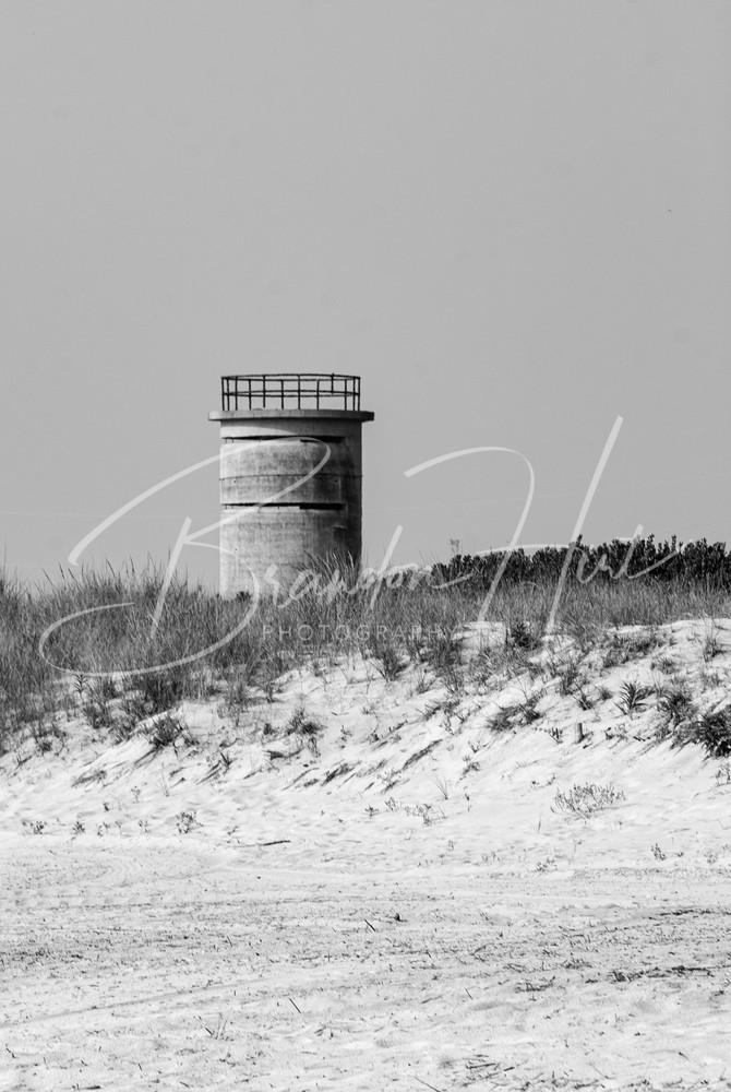 World War Ii Watch Tower Over The Dunes In Delaware Art | Brandon Hirt Photo