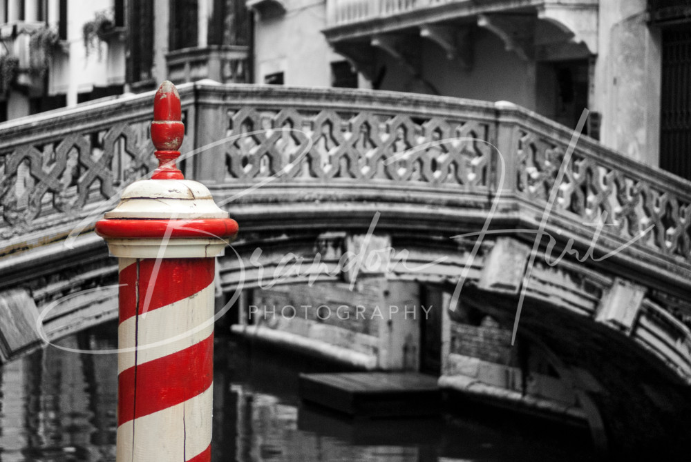 Italy famous bridge town of Venice