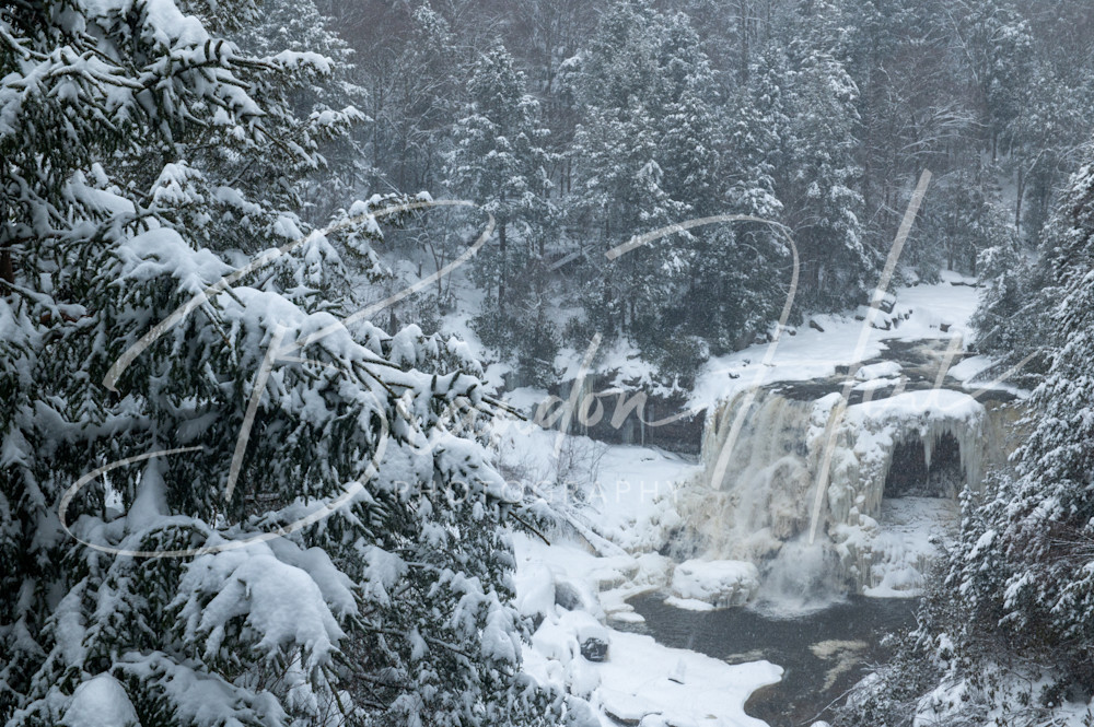 Blackwater Falls Winter Photography Art | Brandon Hirt Photo
