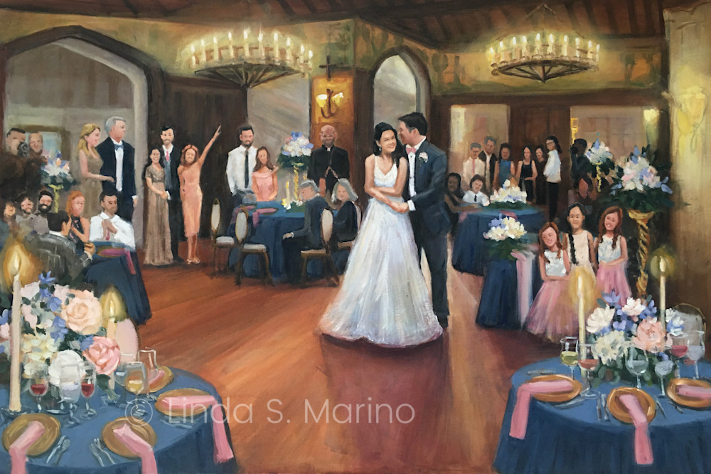 Suzie And Dave Plisky S Wedding 9 5 21 At Waveny House New Canaan Ct Art | Linda S. Marino Art