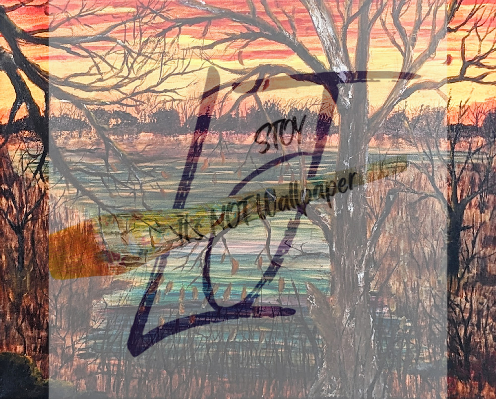 Autumn Dusk  Completed 2024 Art | It's Not Wallpaper LLC / DBA LJStoy on Canvas