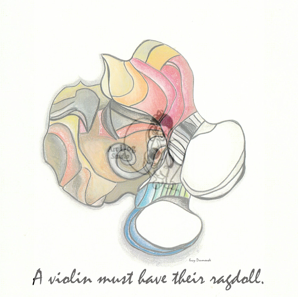 A Violin Must Have Its Ragdoll Art | ArtDog Studio