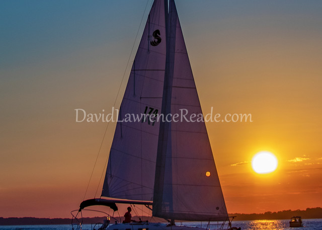 Sunset Sail Photography Art | David Lawrence Reade