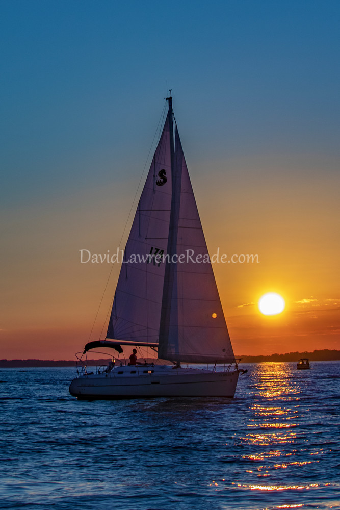 Sunset Sail Photography Art | David Lawrence Reade