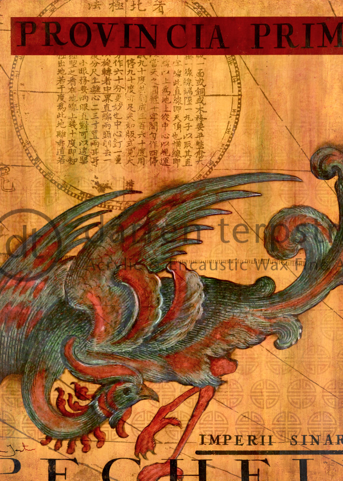 Eastern Phoenix Emperor Art | Darren Terpstra Artist