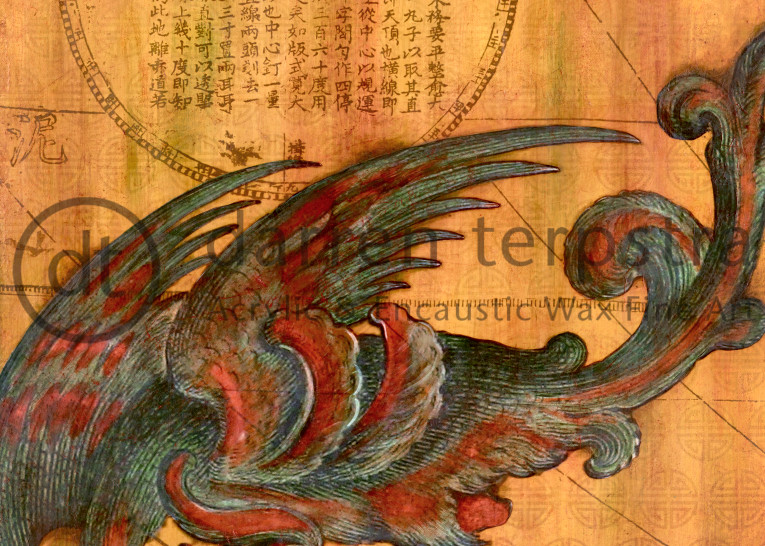 Eastern Phoenix Emperor Art | Darren Terpstra Artist