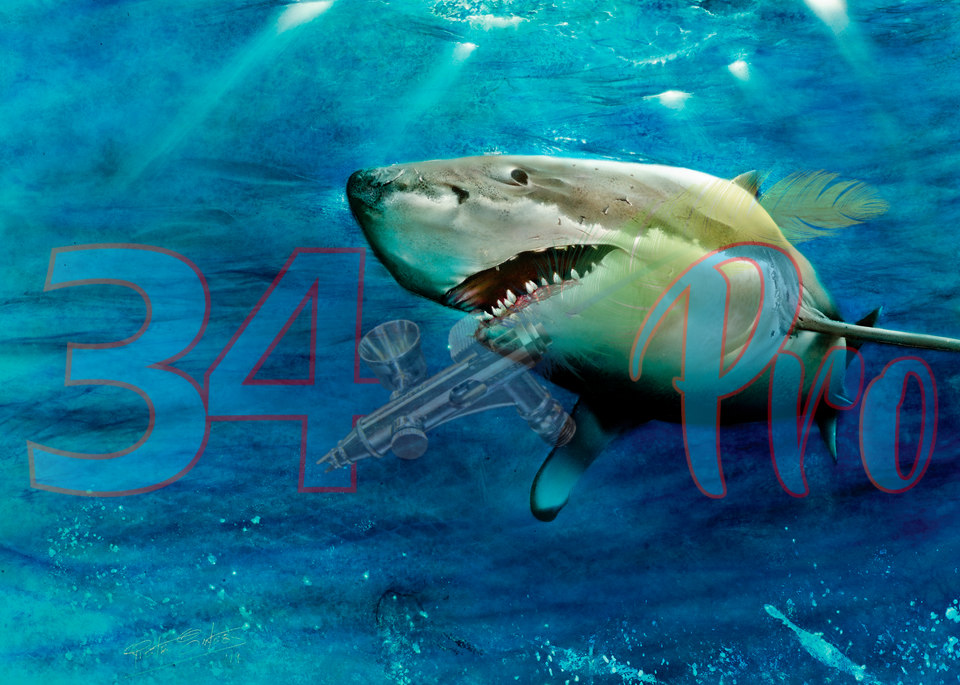 Great White Shark Art | 34 Pro, LLC