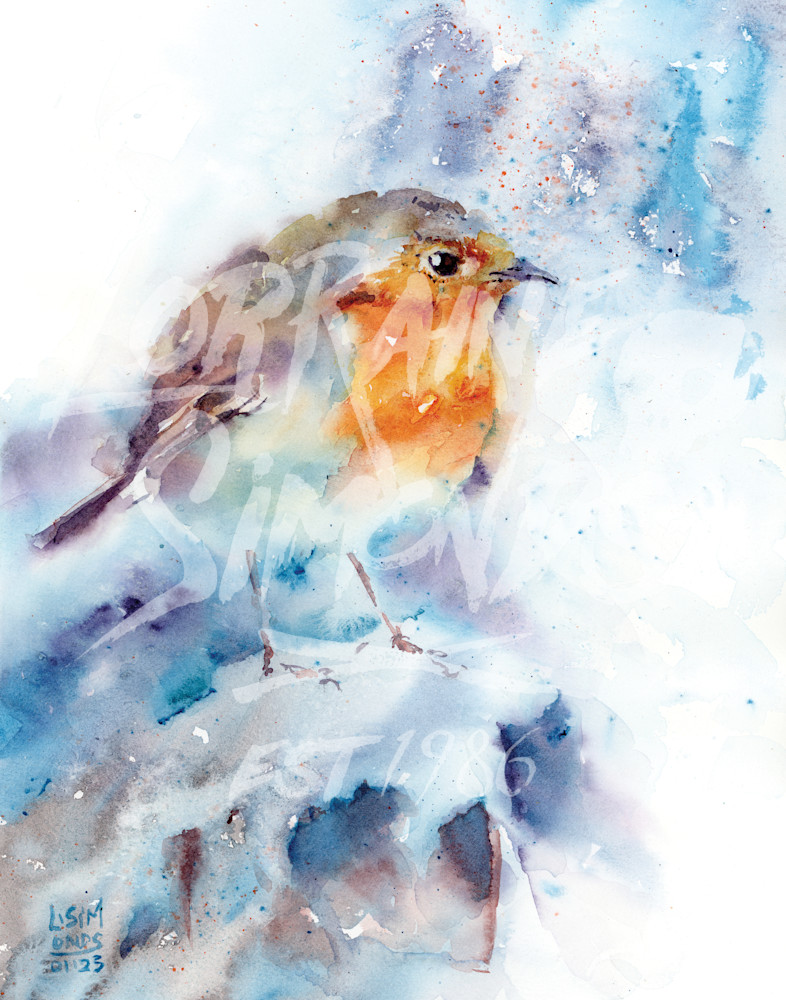Robin Print Art | Lorraine Simonds Watercolour