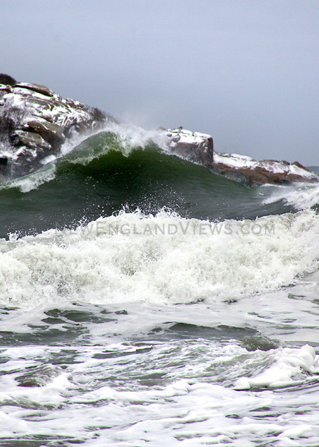 Green Wave Winter Storm Good Harbor Beach