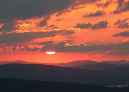 Maine Mountains, Sunset, Panorama