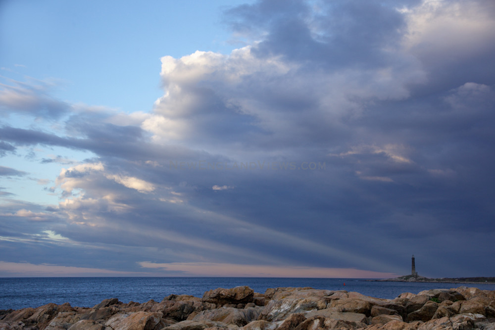 Lighthouse, Magnetic Storm Sunset, Thacher Island 2