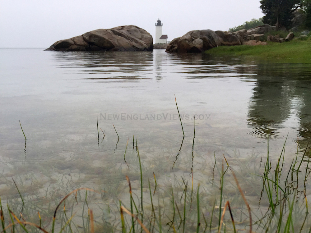 Lighthouse, Rain, Fog