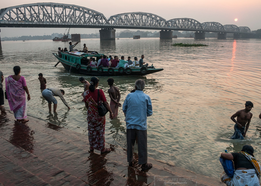 Dakshineshwar Ghat, Kolkata Photography Art | Serene Art Photos by Sanjay Marathe