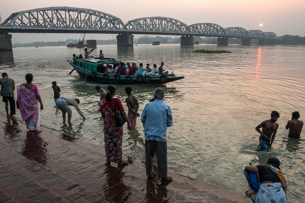 Dakshineshwar Ghat, Kolkata Photography Art | Serene Art Photos by Sanjay Marathe