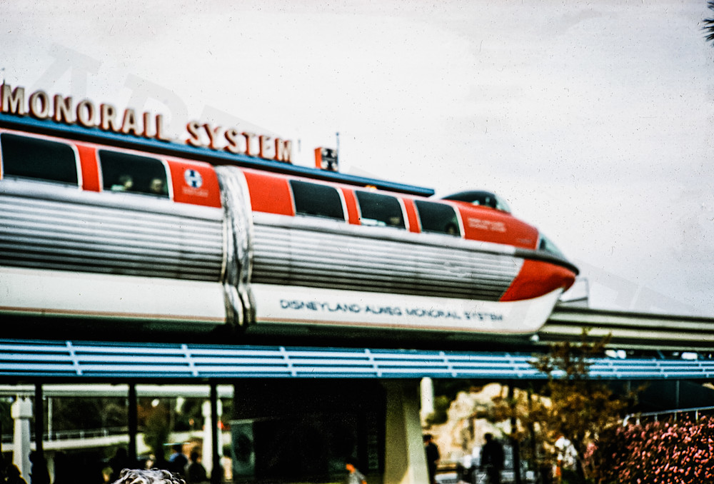 1960s Disneyland Monorail
