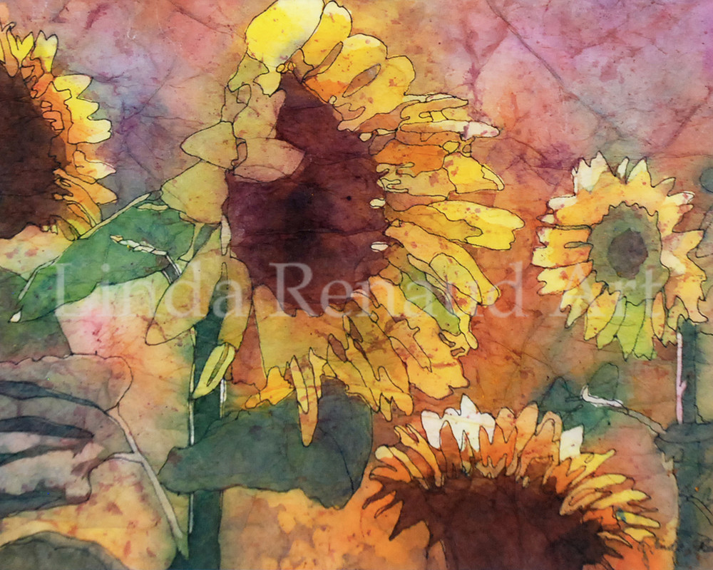 Cheer up with a sunflower art print