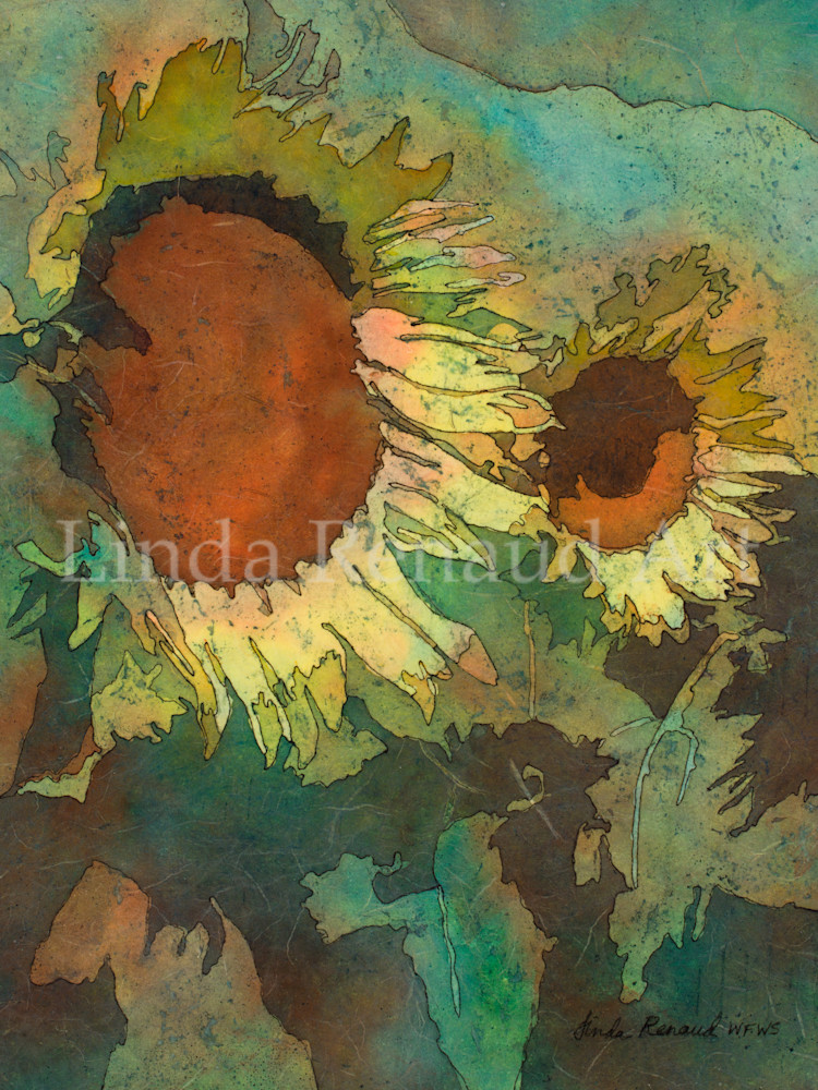 sunflower art print to benefit Ukraine